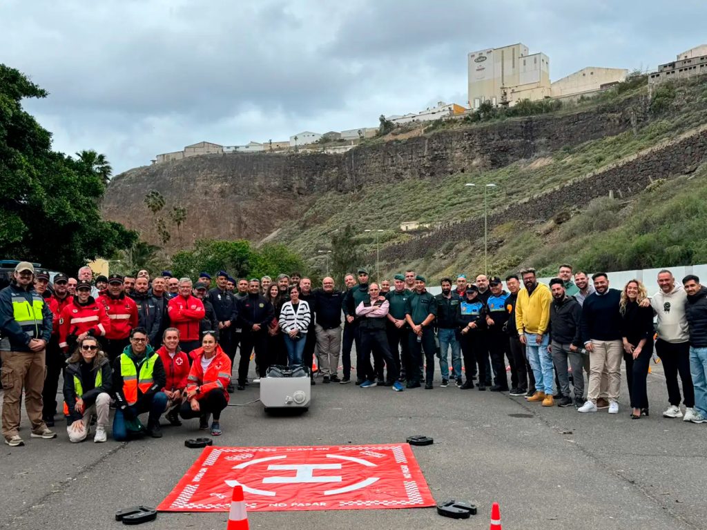 Demostración técnica de operaciones avanzadas con drones DJI en Las Palma