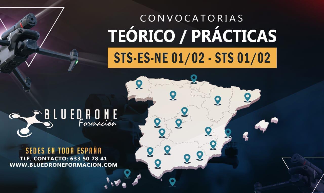 Presencia de BlueDrone Formación en toda España